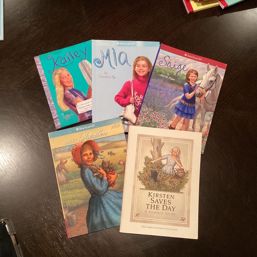 Lot of 5 American Girl Doll books